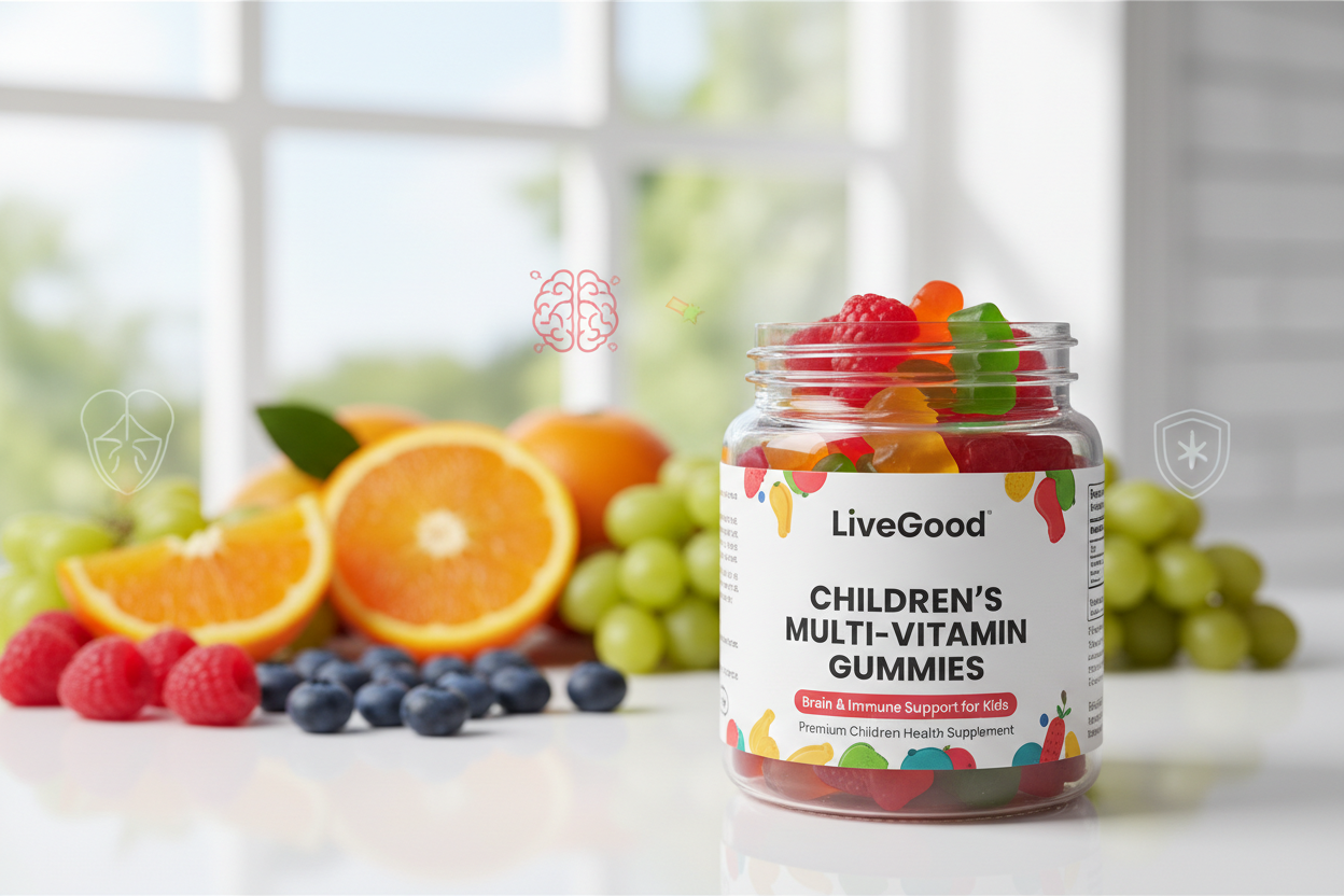 LiveGood Children's Multi-Vitamin Gummies